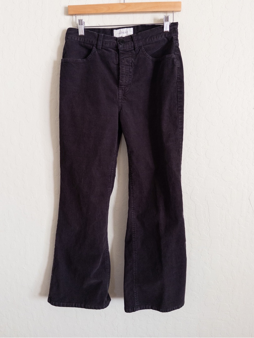 The Great Corduroy Bootcut Flare Pants 27 Classic Fall Mushroom Brown Chocolate
